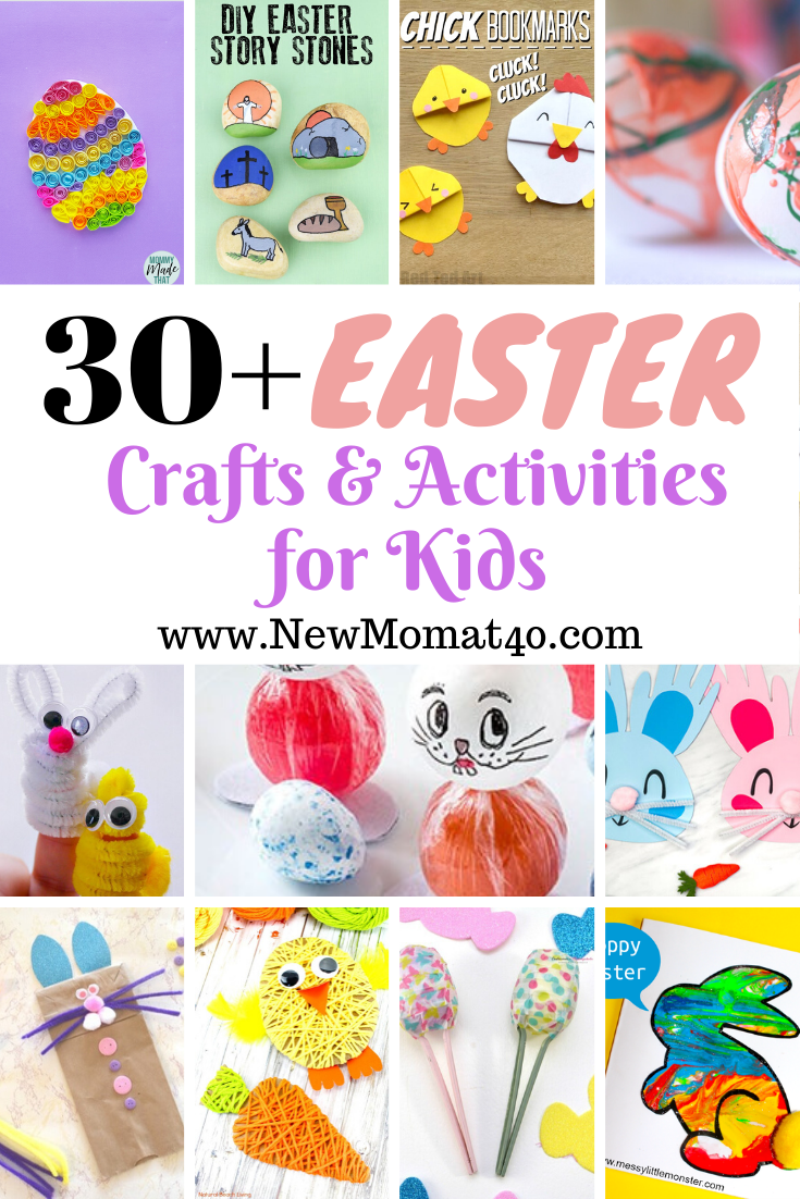 Easter Crafts and Activities for Kids - New Mom at 40